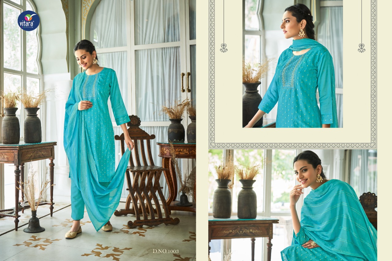 Vitara Tyohar Readymade Pant Style Dress Catalog Lowest Price